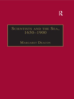 cover image of Scientists and the Sea, 1650–1900